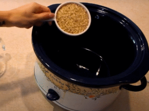 Easy Hypoallergenic Dog Recipe - Add the Rice 1