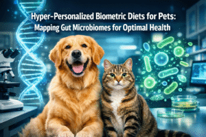 Hyper-Personalized Biometric Diets for Pets: Mapping Gut Microbiomes for Optimal Health