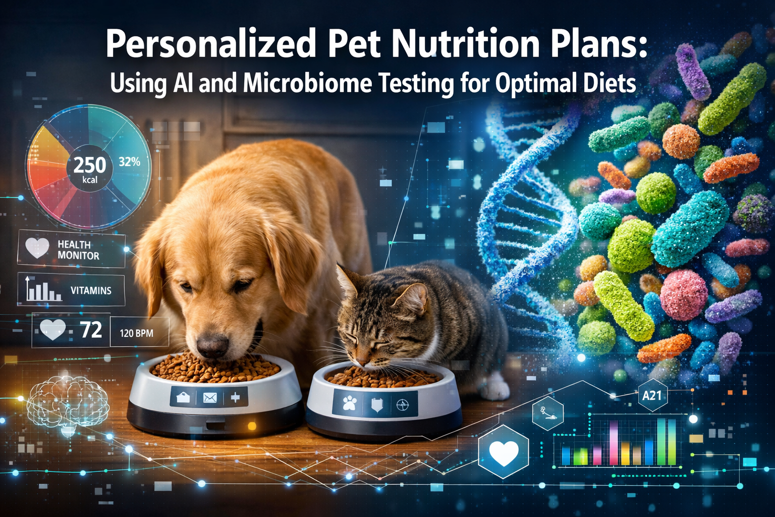Personalized Pet Nutrition Plans: Using AI and Microbiome Testing for Optimal Diets